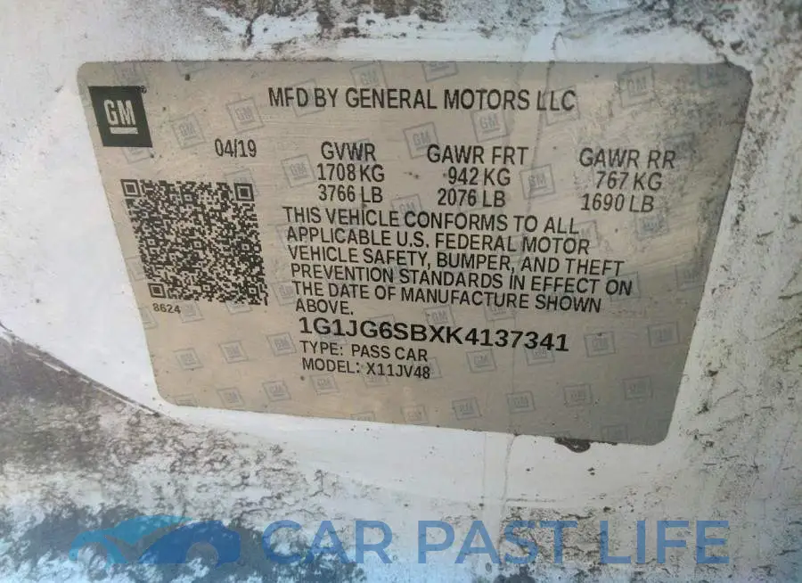 1G1JG6SBXK4137341# 9
