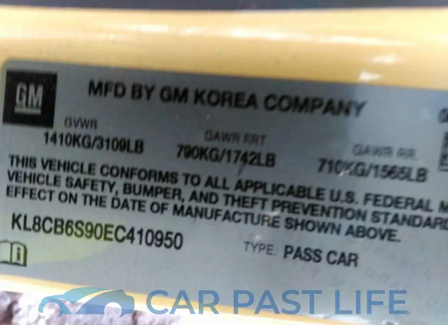 KL8CB6S90EC410950# 9