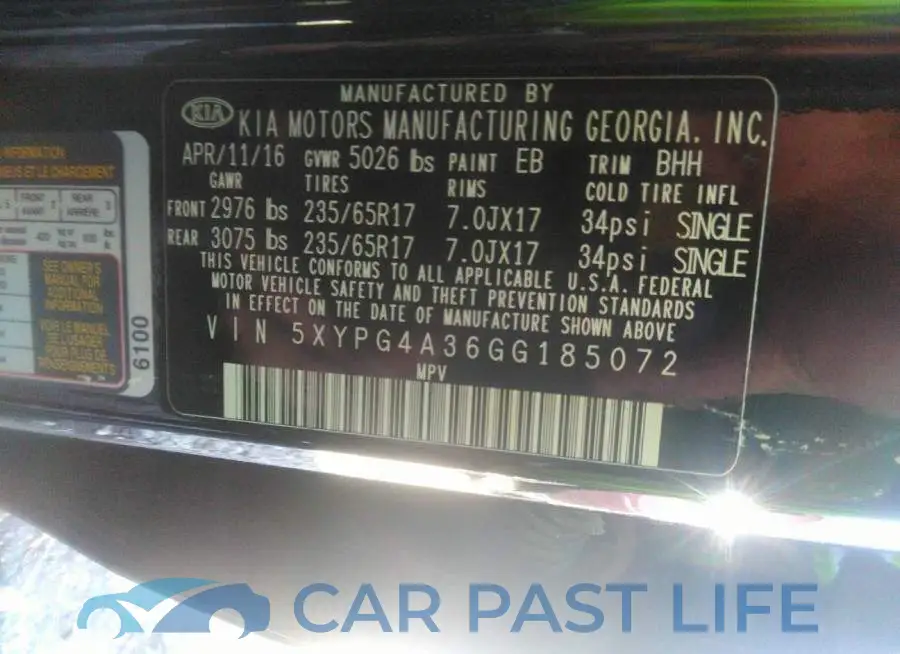 5XYPG4A36GG185072# 9