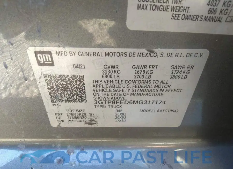3GTP8FED6MG317174# 9