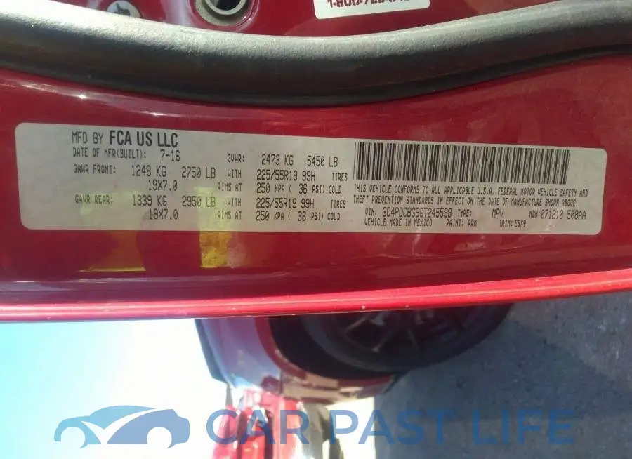 3C4PDCBG9GT245598# 9