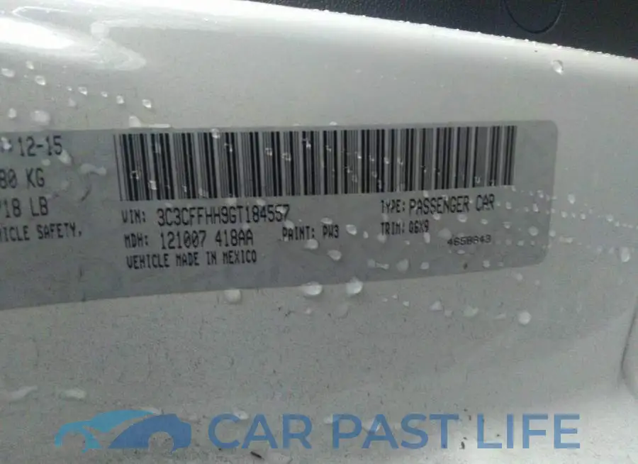 3C3CFFHH9GT184557# 9
