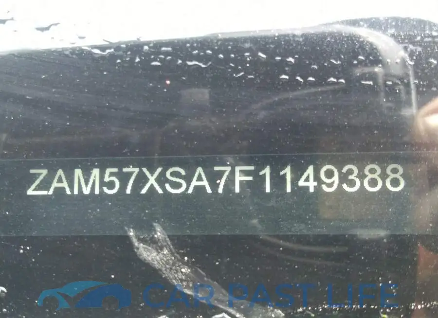 ZAM57XSA7F1149388# 9