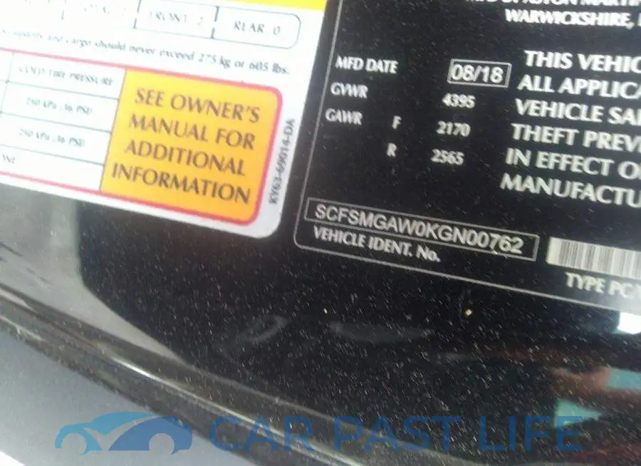 SCFSMGAW0KGN00762# 9