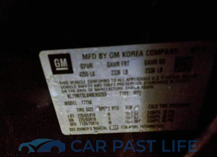 KL79MTSL6NB069269# 9