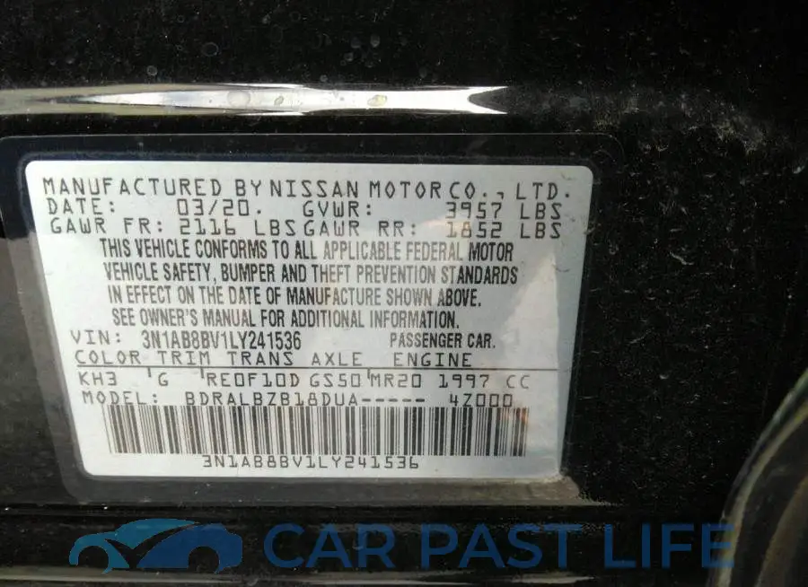 3N1AB8BV1LY241536# 9