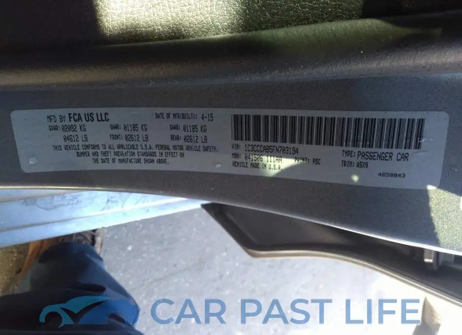 1C3CCCAB5FN703194# 9