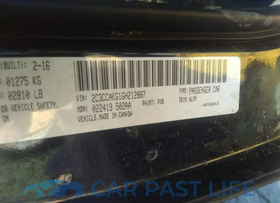 2C3CCAKG1GH212887# 9