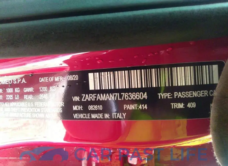 ZARFAMAN7L7636604# 9