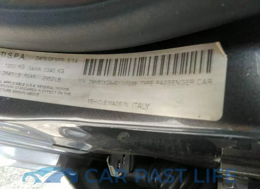 ZAM57XSA4E1117058# 8