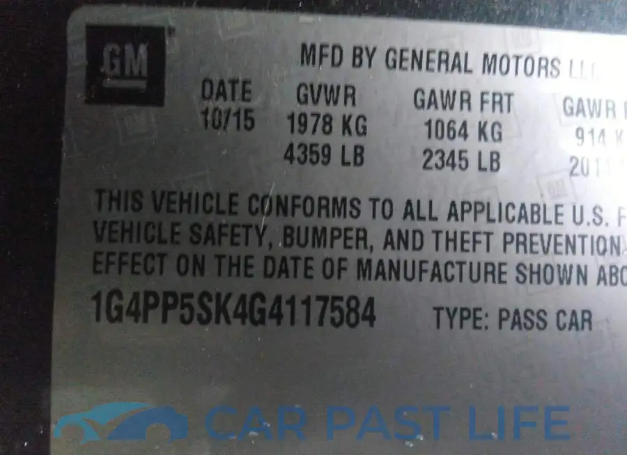 1G4PP5SK4G4117584# 9
