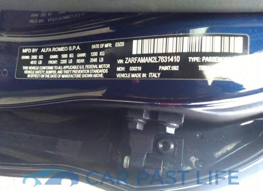 ZARFAMAN2L7631410# 9