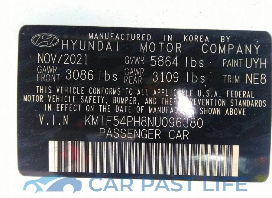 KMTF54PH8NU096380# 9