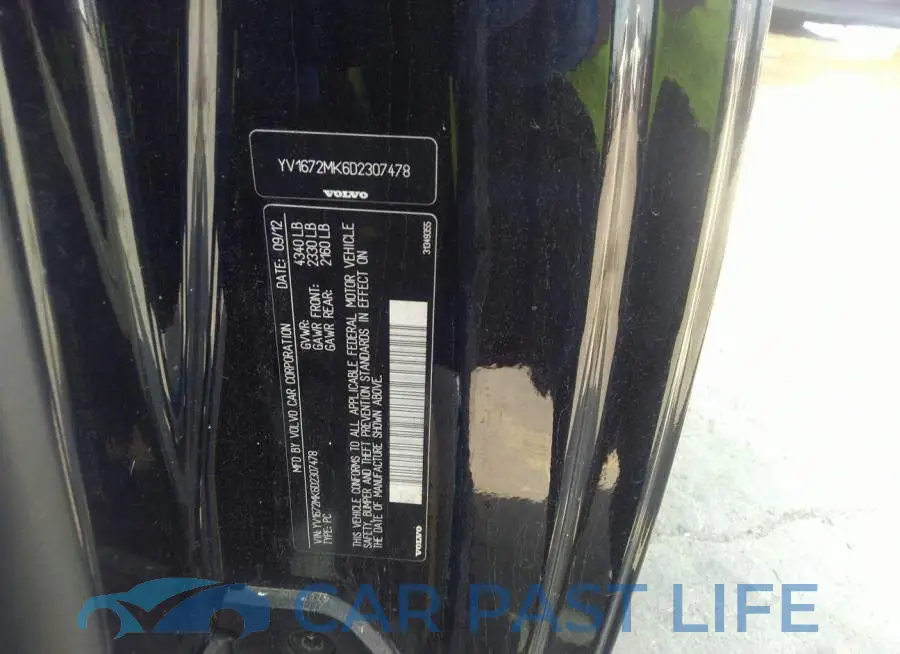 YV1672MK6D2307478# 9