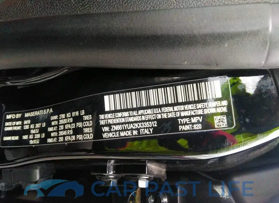 ZN661YUA2KX335312# 9