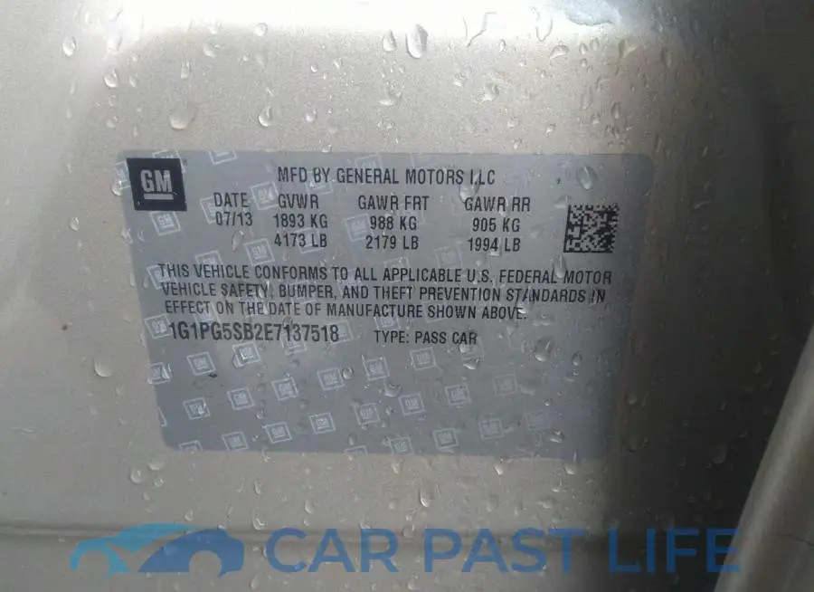 1G1PG5SB2E7137518# 9