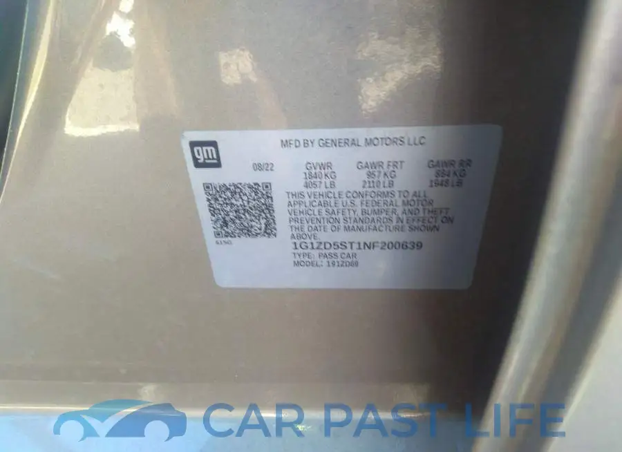 1G1ZD5ST1NF200639# 9