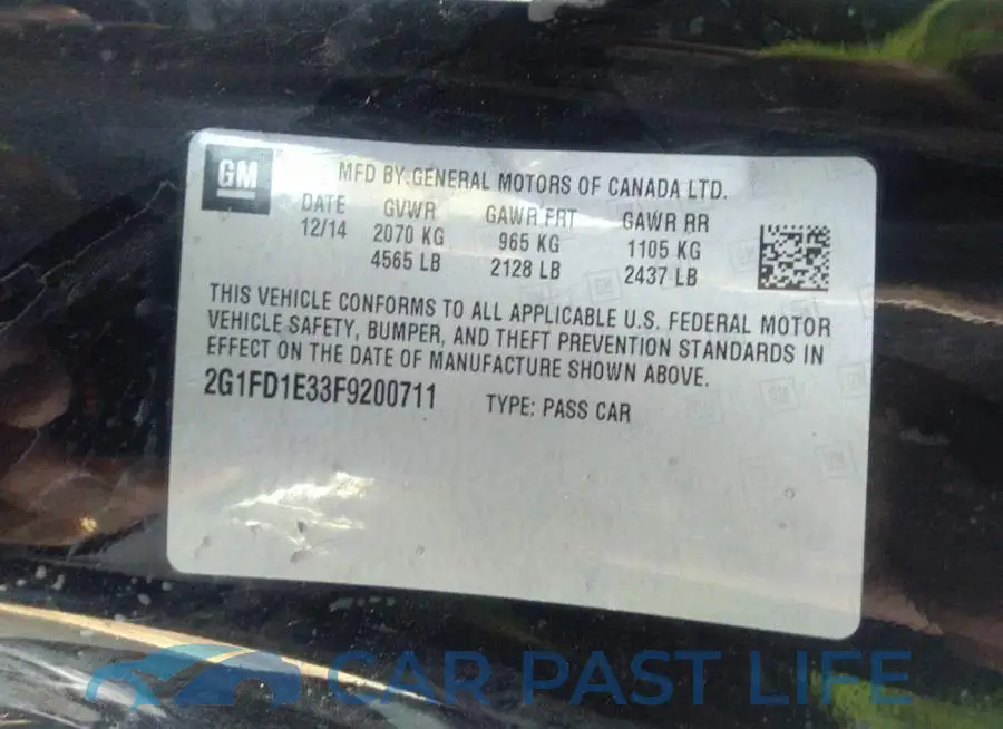 2G1FD1E33F9200711# 9