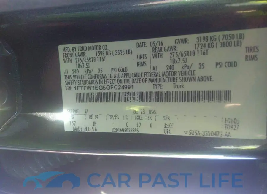 1FTFW1EG5GFC24991# 8