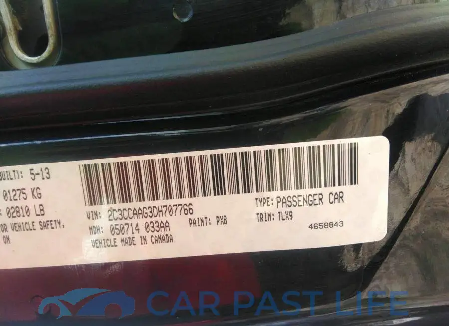 2C3CCAAG3DH707766# 9