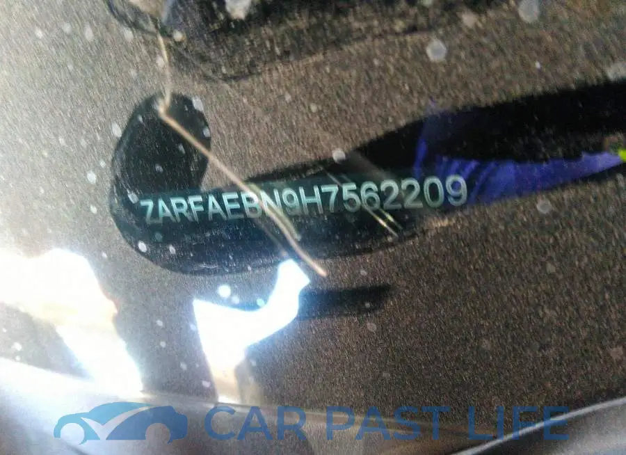 ZARFAEBN9H7562209# 9