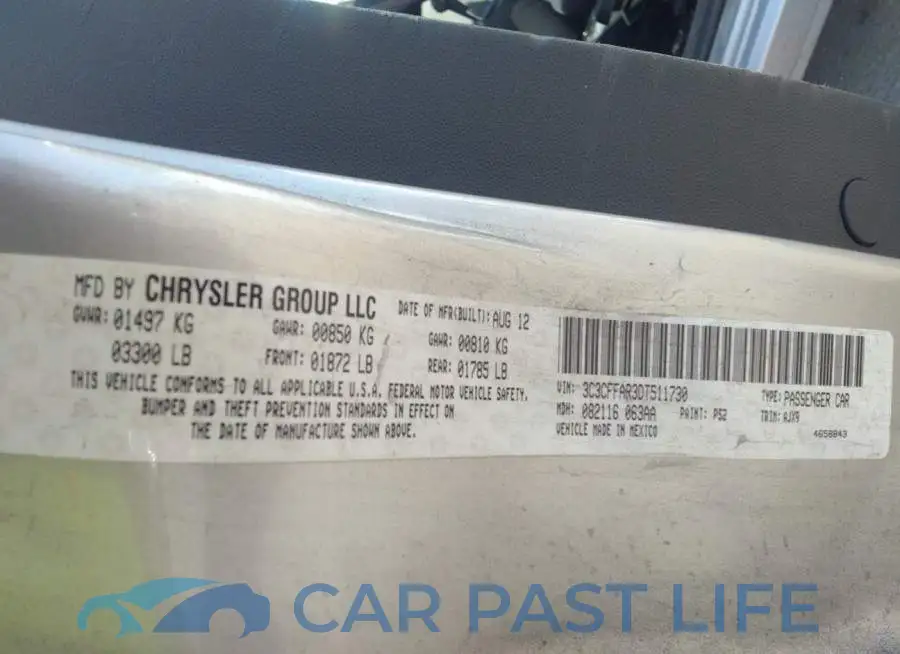 3C3CFFAR3DT511730# 9