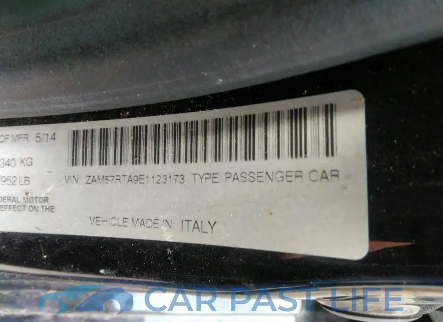 ZAM57RTA9E1123173# 9
