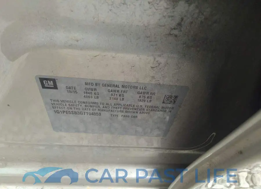 1G1PE5SB3G7194853# 9