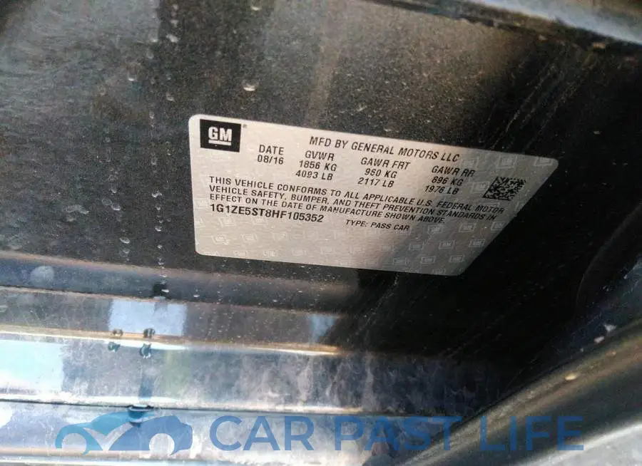 1G1ZE5ST8HF105352# 9