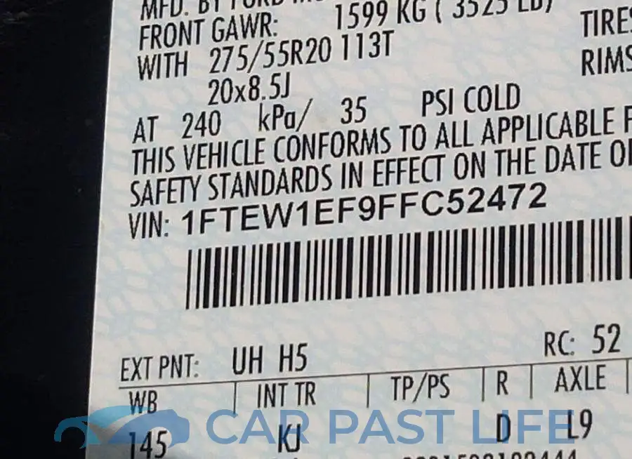 1FTEW1EF9FFC52472# 9