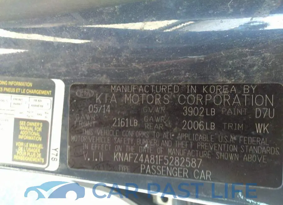 KNAFZ4A81F5282587# 9