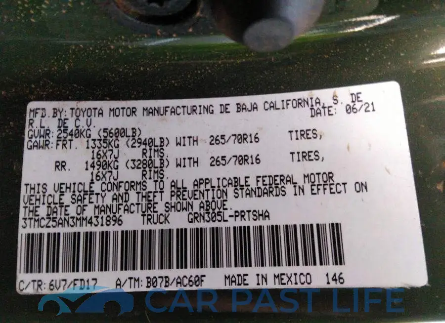 3TMCZ5AN3MM431896# 9
