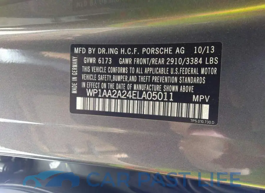 WP1AA2A24ELA05011# 9