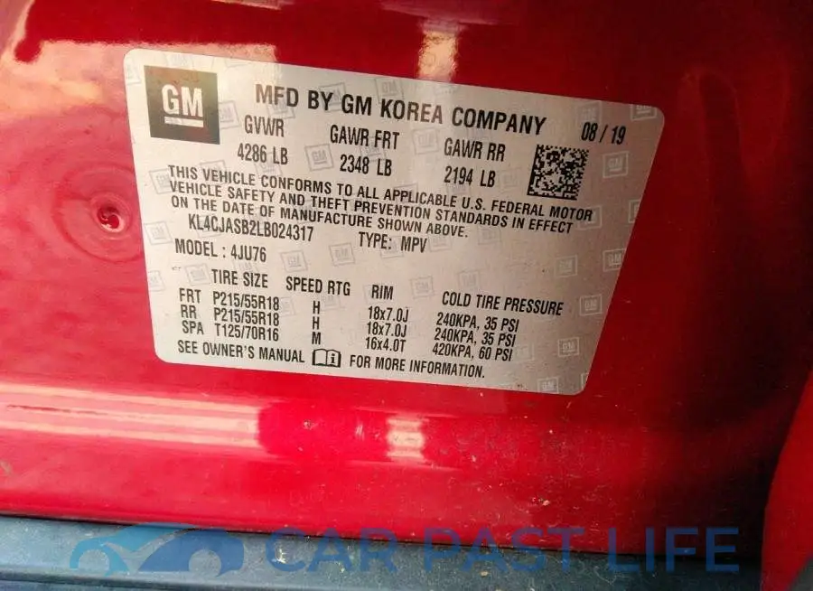 KL4CJASB2LB024317# 9