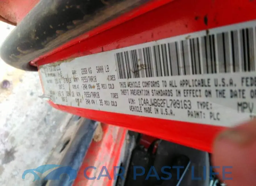 1C4AJWBG2FL709163# 9