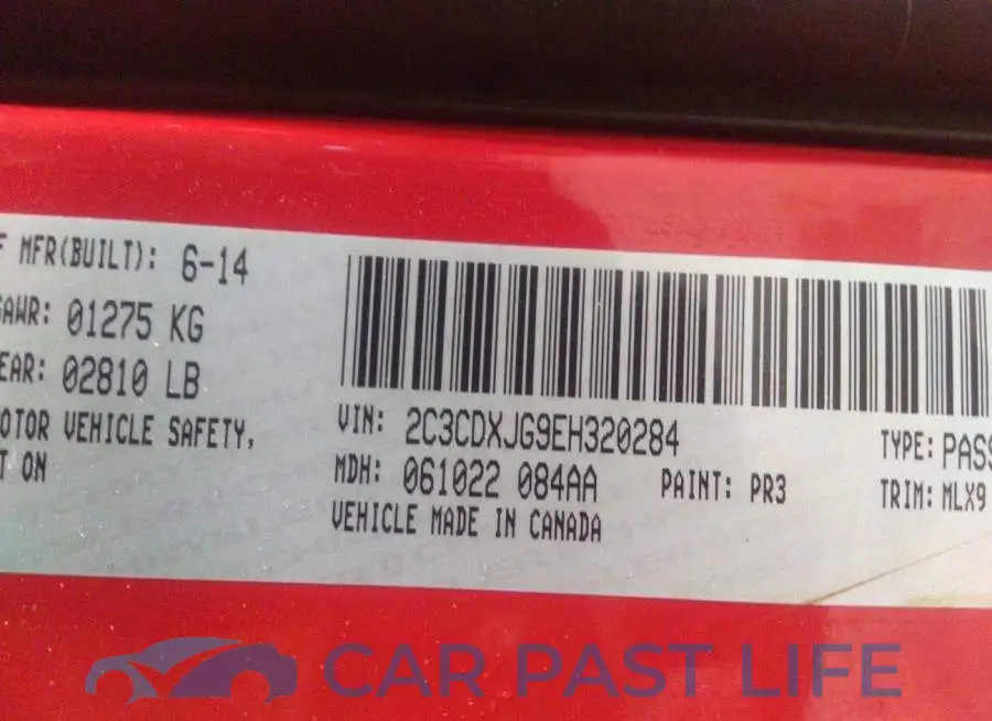 2C3CDXJG9EH320284# 9