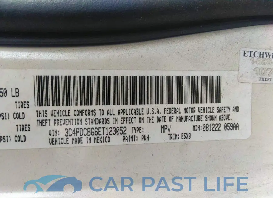 3C4PDCBG6ET123052# 9