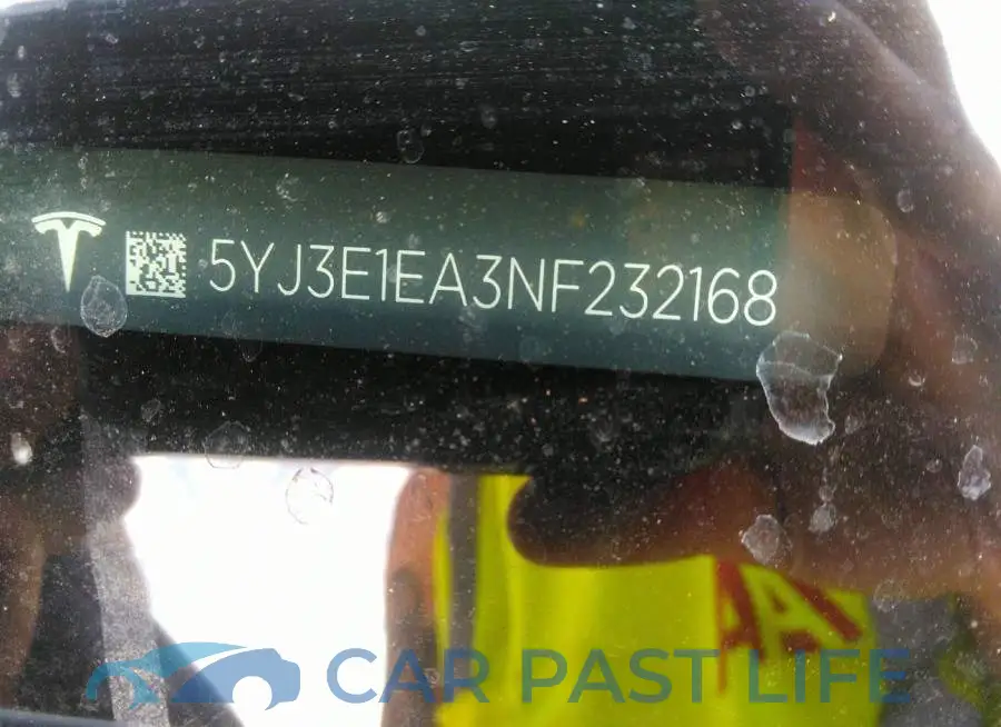 5YJ3E1EA3NF232168# 9