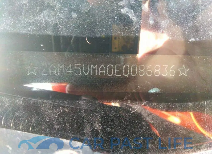 ZAM45VMA0E0086836# 9
