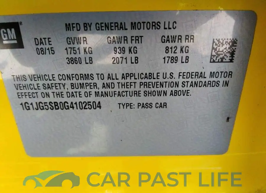 1G1JG5SB0G4102504# 9