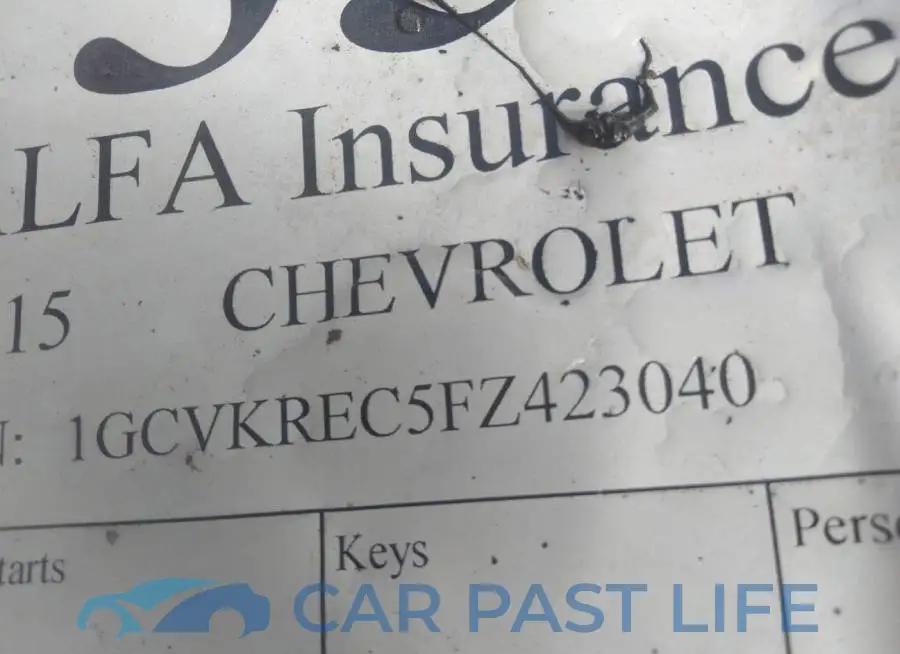 1GCVKREC5FZ423040# 9