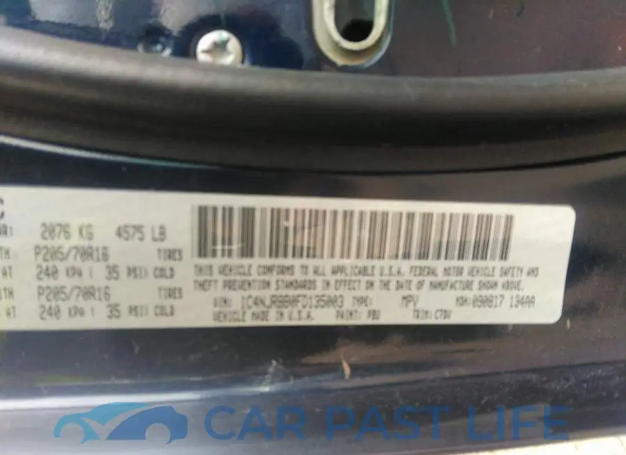 1C4NJRBB0FD135003# 9