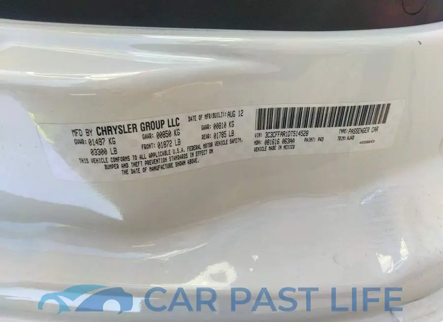 3C3CFFAR1DT514528# 9
