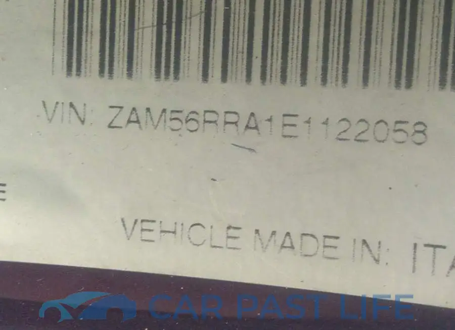 ZAM56RRA1E1122058# 9