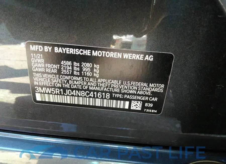 3MW5R1J04N8C41618# 9