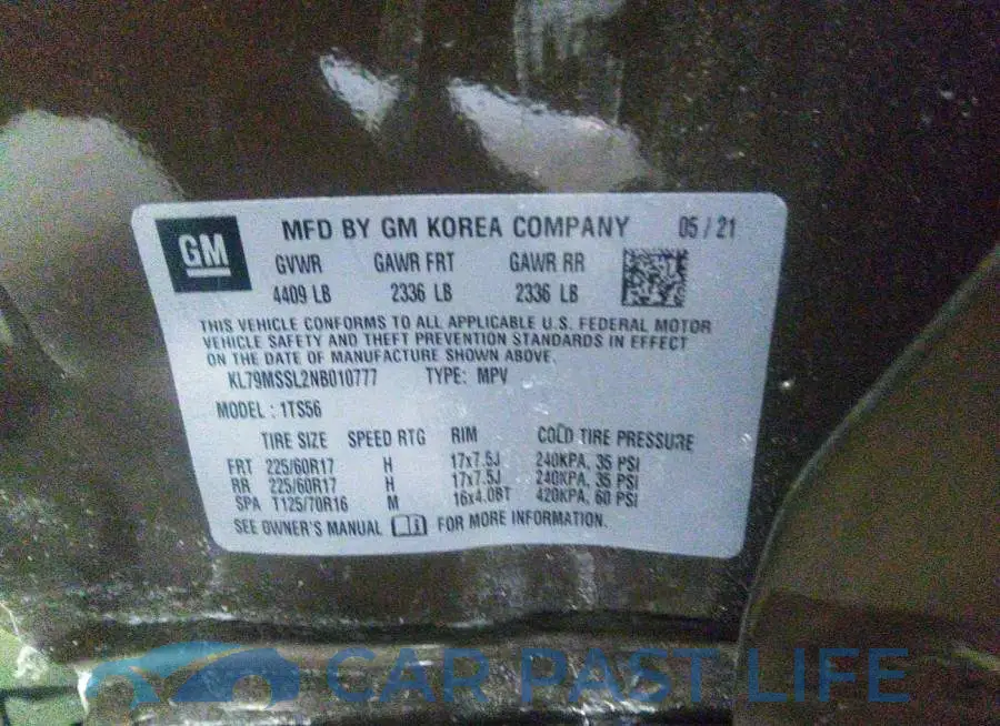 KL77MRSL2NB010777# 9