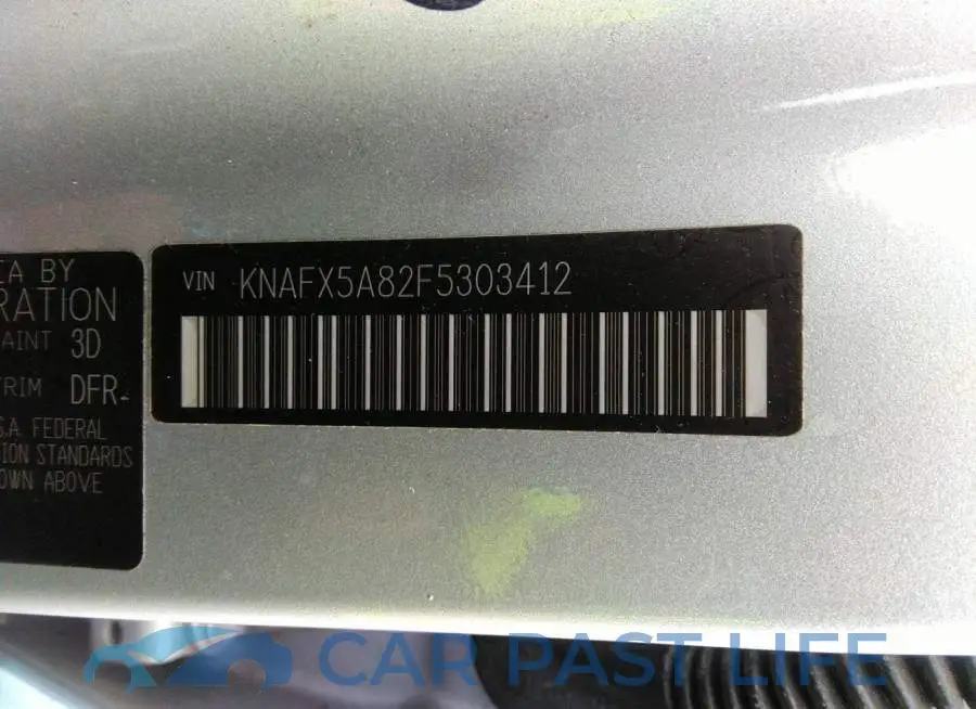 KNAFX5A82F5303412# 9