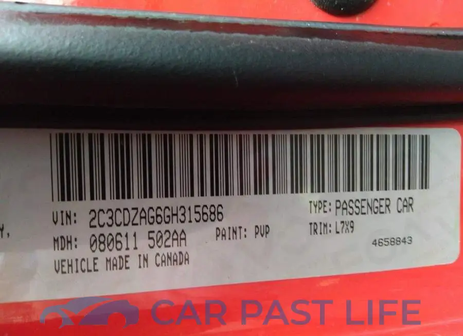 2C3CDZAG6GH315686# 9
