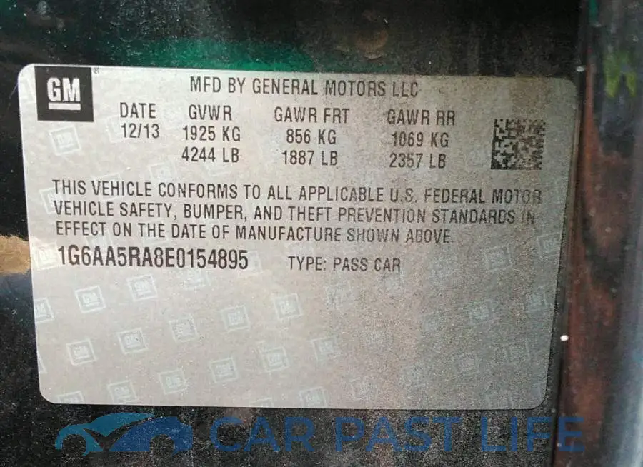 1G6AA5RA8E0154895# 9