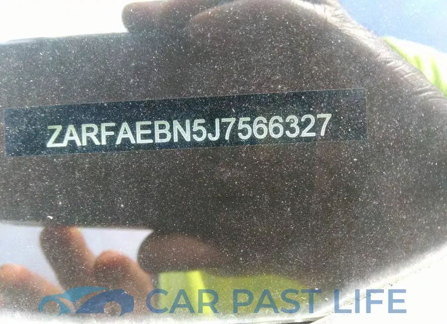 ZARFAEBN5J7566327# 9